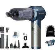 Resim Auhma 2in1 Katlanabilir Çantalı 15000pa Vakumlu Üflemeli Araç Süpergesi Ahv-06 