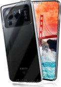 Resim m.tk moveteck Xiaomi Mi 11 Ultra Uyumlu Kılıf Kamera Lens Korumalı Şeffaf Esnek Silikon Transparent Crystal Clear 