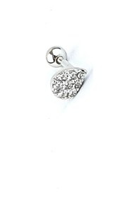 Resim Zirkon Taş Detaylı 925ayar Gümüş Tragus Helix Kikirdak Piercing Gümüş 