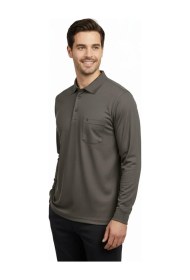 Resim Dynamo Erkek Gömlek Yaka Kol Manşetli Cepli Sweat 4249 Bgl-st04862 Vizon 