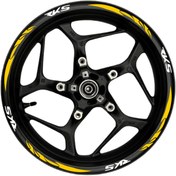 Resim Ogec Worx RKS Beyaz yazılı turuncu reflektif pençe şeritli 