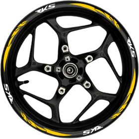 Resim Ogec Worx RKS Beyaz yazılı turuncu reflektif pençe şeritli 