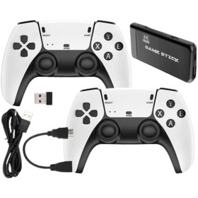 Resim 4k Retro Oyun Konsolu 20600 Oyun Kablosuz Oyun Kolu 