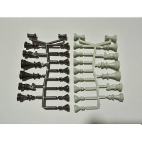 Resim Yedek Satranç Taşları Plastik Satranç Taşı Yedeği 