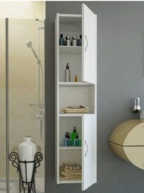 Resim yamandekorasyon Asma Banyo Dolabı Beyaz 