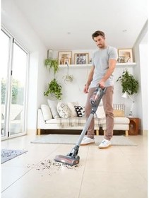 Resim Black + Decker BHFEA18D1-QW 2'si 1 Arada 18 V Şarjlı Dikey Süpürge (Dar Aralık Aparatı, Duvar Montaj Aparatı ve Şarj Cihazı Dahil) 