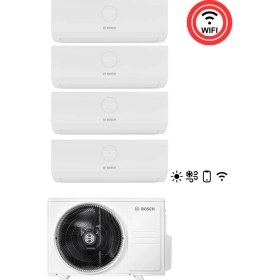 Resim A++ 36000 Btu 1 Dış + 4 Iç Ünite (3X9000 + 12000 Btu) Multi Inverter Klima 