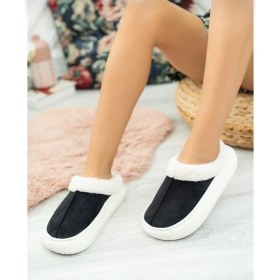 Resim Roy Jones Kış Sonbahar Ortopedik Eva Tabanlı Içi Yumuşak Rahat Saraçlı Ev Terliği 