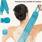 Resim Üçü Bir Arada Banyo Arazi: Banyo Topu, Banyo Eldiveni, Banyo Havlusu, Spa, Masaj, Vücut Temizleyici, Banyo Yardımcısı, Belki de Bir Sete İhtiyacınız Var 