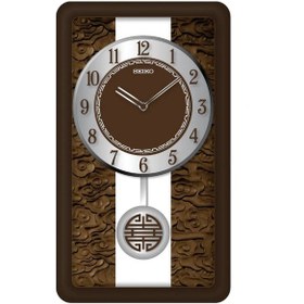 Resim Seiko Qxc245b Duvar Saati Kahverengi 