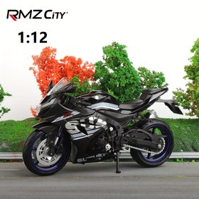 Resim RMZ City 1:12 Ölçekli Die-Kast Motosiklet Modeli - Kırmızı ve Siyah Suzuki GSX-R1000 Replicası, Detaylı Alaşım Detayları, Gençler ve Koleksiyoncular için Mükemmel Hediye, Manuel İtme Oyun Seti, Koleksiyonluk Motosiklet Oyuncak | Gerçekçi Tasarım | Alaşım Yapımı 