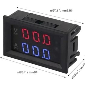 Resim Erdo Ticaret Dijital Voltmetre Ampermetre - Dc 0-100V, 10A 