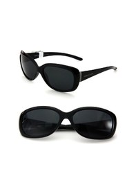 Resim Daniel Klein Dk4246-1 Oval Polarize Kadın Güneş Gözlüğü Siyah 