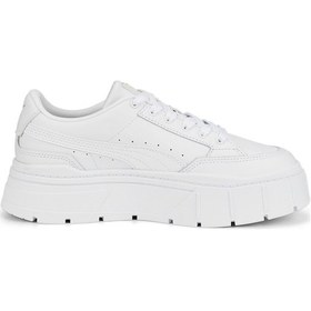 Resim Puma Mayze Stack Lthr Wns Kadın Sneaker - Beyaz 