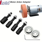 Resim Motor Mili Bağlantı Uzatıcı Kovan Adaptörü, Taşlama Tezgahı Genişletme Çubuğu ve Döner Cilalama Tekerleği için Spindel Çiftli Mandren Adaptör 