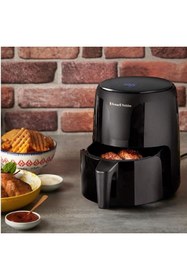 Resim RUSSELL HOBBS 26500-56/rh Small 1.8l Airfryer Sıcak Hava Pişirici Yağsız+tuz Ve Karabiber Öğütücü 