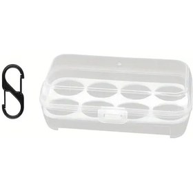 Resim Topnotch 8 Gözlü Figürlü Mandallı Dayanıklı Pp Plastik Yumurta Taşıyıcı - Kamp Ve Seyahat 