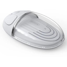 Resim Polham Ducis Series 2 Cihaz Bağlantılı 2,4ghz 1200DPİ Işıklı Şeffaf Mouse, 300MAH Uzun Şarjlı Sessiz Mouse 