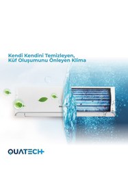 Resim QUATECH 9.000 Btu/h A++ Enerji Sınıfı R32 Duvar Tipi Inverter Klima 