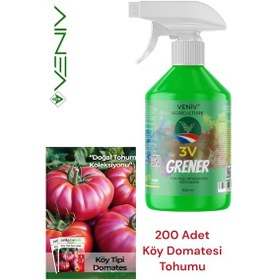 Resim 3v Grener 500 Ml + 200 Köy Domatesi Tohumu Doğal Ve Güçlü Yetiştiricilik 2 