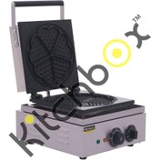 Resim Kitchbox Ticari Endüstriyel Tekli Çiçek Waffle Makinesi (Kare Kasa) 