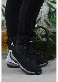 Resim Fort Felix Rahat Esnek Kaymaz Taban Erkek Çocuk Bot Siyah 