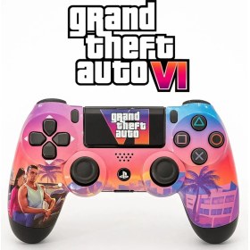 Resim Sony Dualshock 4ps4 Play Station 4 Dualshock 4 Grand Theft Auto Vı Special Edition 
