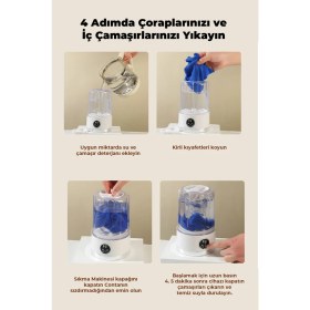 Resim Şarjlı Taşınabilir Çamaşır Makinesi 