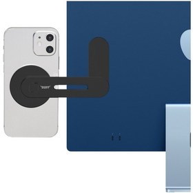 Resim Buff BL16 MagSafe Laptop Telefon Tutucu Siyah 