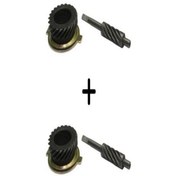 Resim Agk125 Uyumlu Km Dişlisi 2 Adet ,Siyah-Siyah 