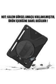 Resim Microsonic Samsung Galaxy Tab A 8" 2019 T290 Heavy Defender Siyah Kılıf 