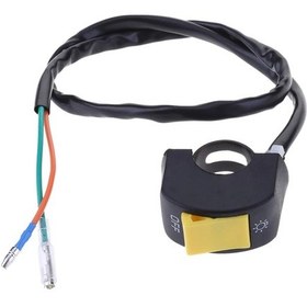 Resim Sarı-yüksek Kalite Evrensel Gidon Motosiklet Kaza Tehlikesi Işık Anahtarı Açma/kapama Düğmesi Işık Anahtarı 12v Dc Motosikletler İçin 