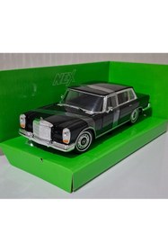 Resim WELLY 1.24 ÖLÇEK WELLY MARKA LİSANSLI MERCEDES BENZ 600 PULMAN SİYAH RENK 