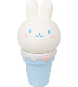 Resim Soulader Sevimli Tavşan Şekilli Silikon Led Gece Lambası Dekoratif Aydınlatma Mavi 