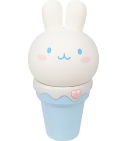 Resim Soulader Sevimli Tavşan Şekilli Silikon Led Gece Lambası Dekoratif Aydınlatma Mavi 