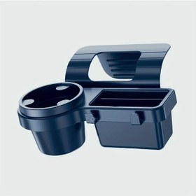 Resim Dashanshop Siyah 3ü1 Arada Minimalist Araç Organizer Saklama Cebi Telefon Tutucu Süv Sedan 