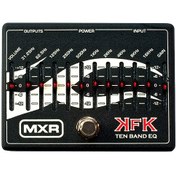 Resim MXR KFK1 Kerry King Signature 10 Band Graphic EQ Pedalı 