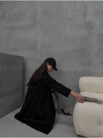 Resim Rabona Fashion Kaşe Oversize Kaban 
