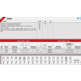Resim Sibop Takımı 4046 4047 In 4 Ex 4 Vectra 1.8 Astra 2.0i 642667 