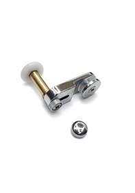 Resim Ayrıntıshop Bir Sabit İki Çalışır Duşakabin Tekerlek Krom 