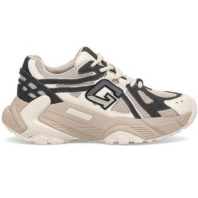 Resim Guja 25k366 Kadın Hakiki Deri Klasik Sneaker Bej Bej 