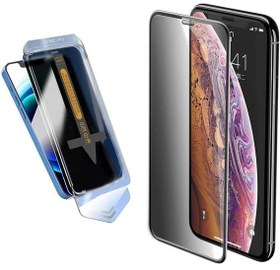 Resim Vendas iPhone 13 Pro Max Uyumlu Fast Serisi Anti-Dust Ahize Korumalı Uygulama Mekanizmalı Gizlilik Hayalet Ekran Koruyucu 