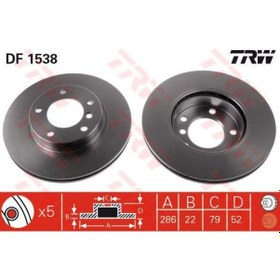 Resim Trw Df1538 Fren Diski Ön Bmw 3 E36 Bmw Z3 Bmw Z4 91- Havali 286 537138181 