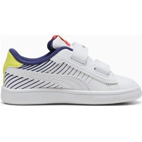 Resim Puma Smash 3.0 Poised 2 Bebek Spor Ayakkabı 40065801 Beyaz 