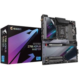 Resim Gigabyte Z790 AORUS MASTER Intel Z790 Soket 1700 DDR5 7950(OC)MHz E-ATX Gaming (Oyuncu) Anakart 