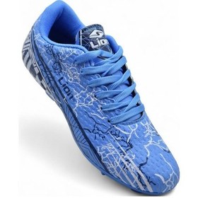 Resim 625 Rahat Taban Erkek Krampon Ayakkabı Futbol Ayakkabısı Mavi 