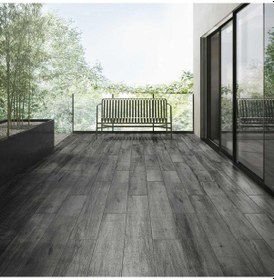 Resim VitrA 20x120 Aspenwood Koyu Grej Mat Porselen Karo K946241R0001VT 