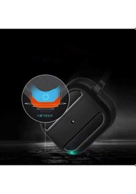 Resim Apple Uyumlu AirPods V2 Wiwu Koruyucu Kılıf Siyah 