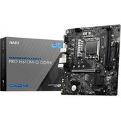 Resim MSI INTEL PRO H610M-G DDR4 3200(OC) HDMI,VGA M.2 1700P USB 3.2 Gen1 (12. Nesil) 