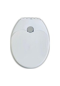 Resim Klozet Kapağı, Adaptörlü, Amortisörlü Yetişkin Ve Çocuklar İçin Birlikte Kullanım , Hijyenik Beyaz 